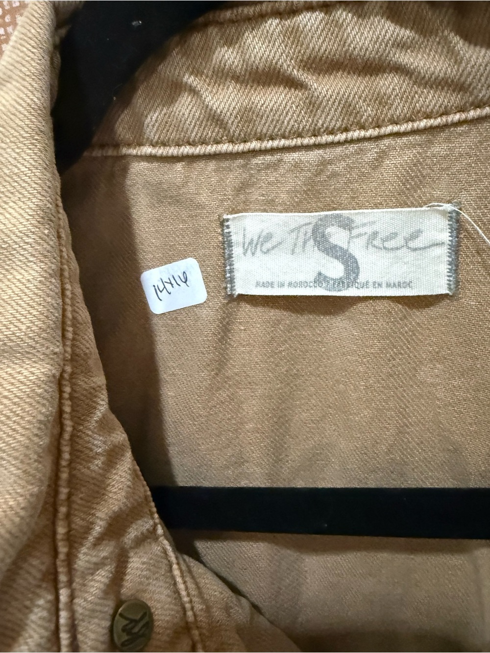 We The Free Khaki Short-Sleeve Utility Jumpsuit - Picture 2 of 2